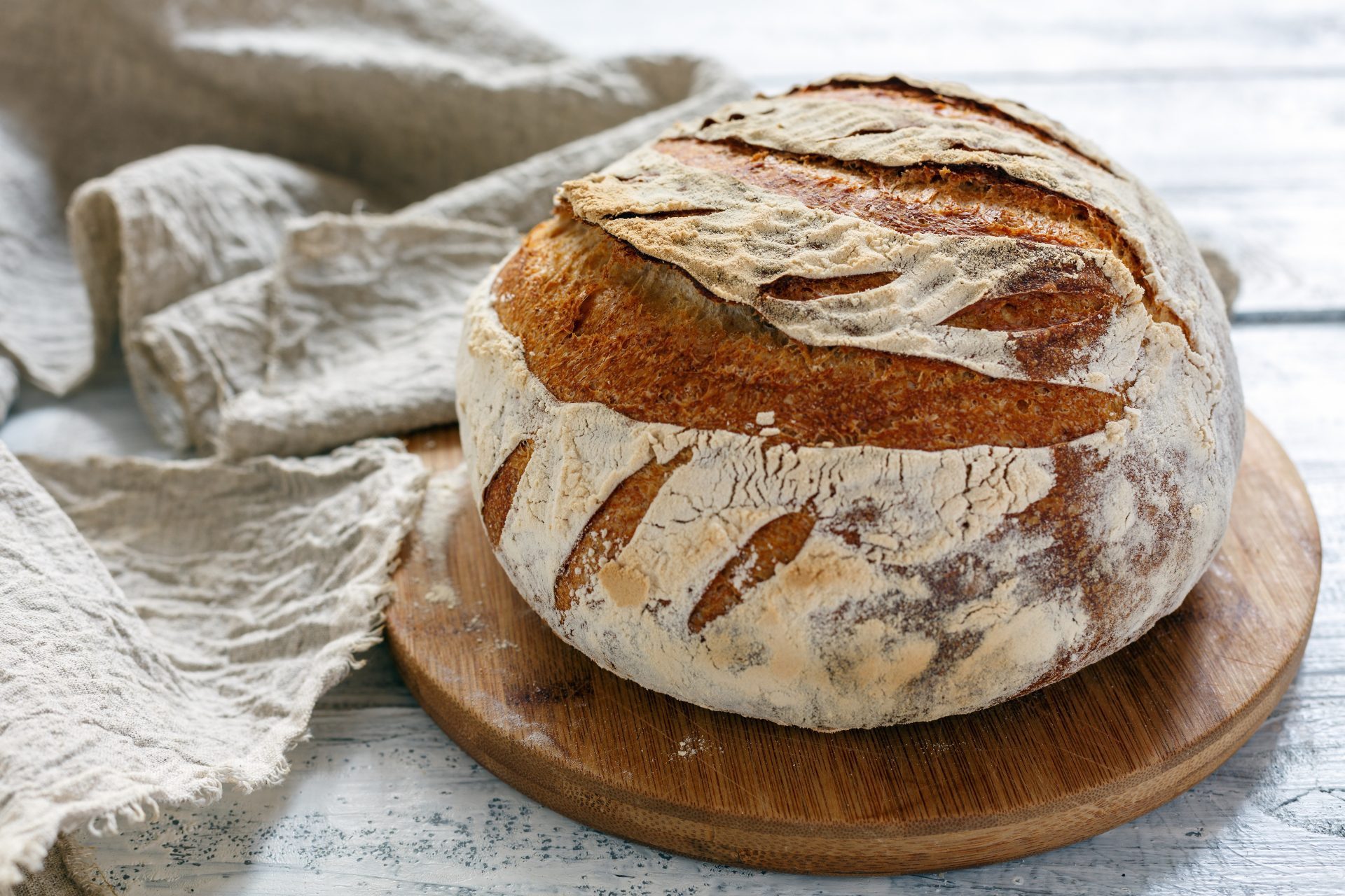 Vermont sourdough bread from wheat and rye. Ben Furney Flour Mills