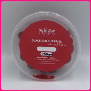 GLACE CHERRIES RED