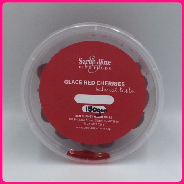 GLACE CHERRIES RED