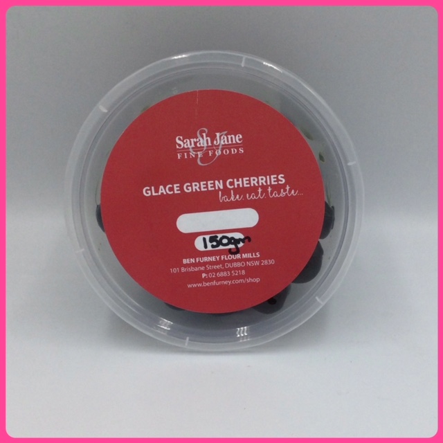 GLACE CHERRIES GREEN